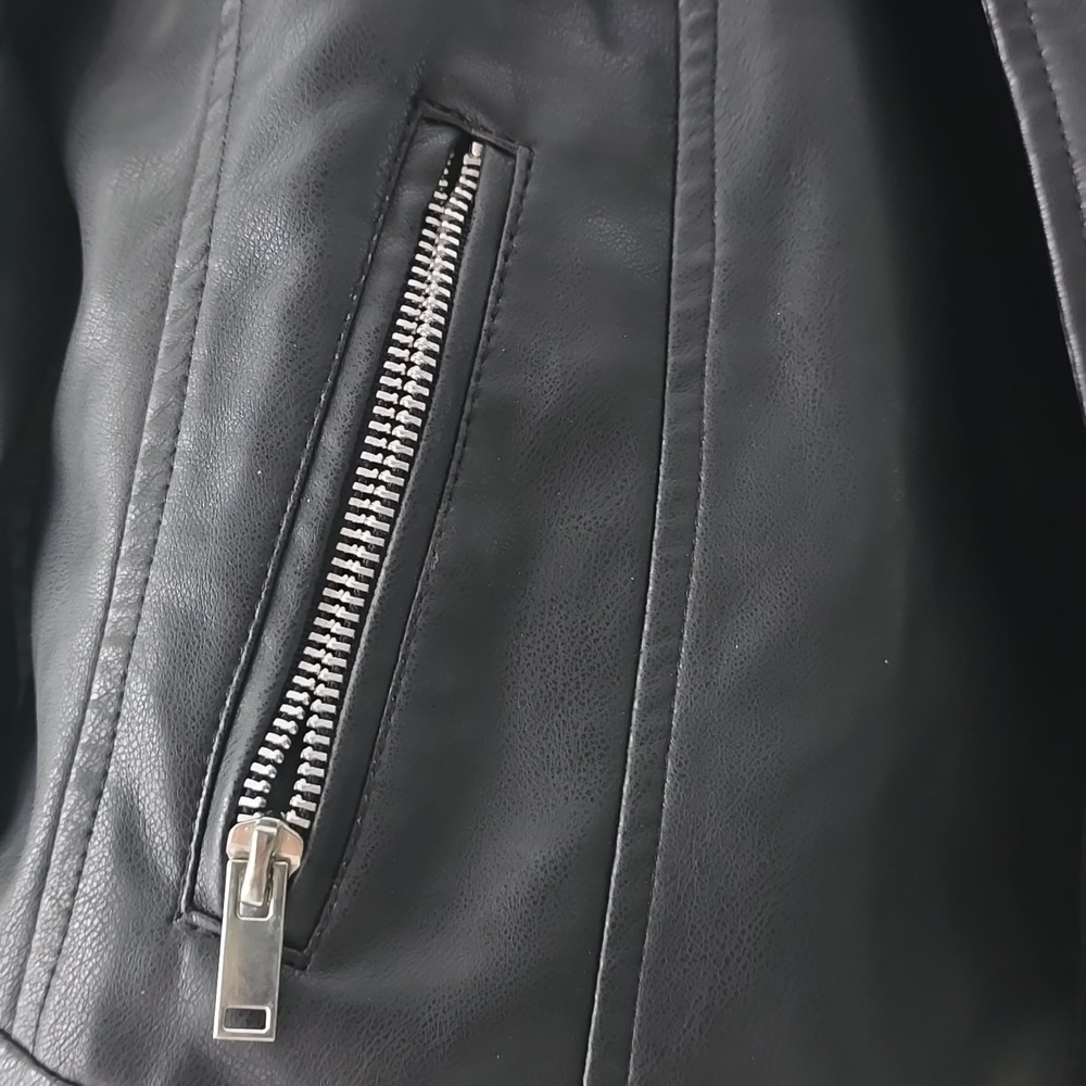 Shein Faux Leather Jacket - Picture 5 of 10